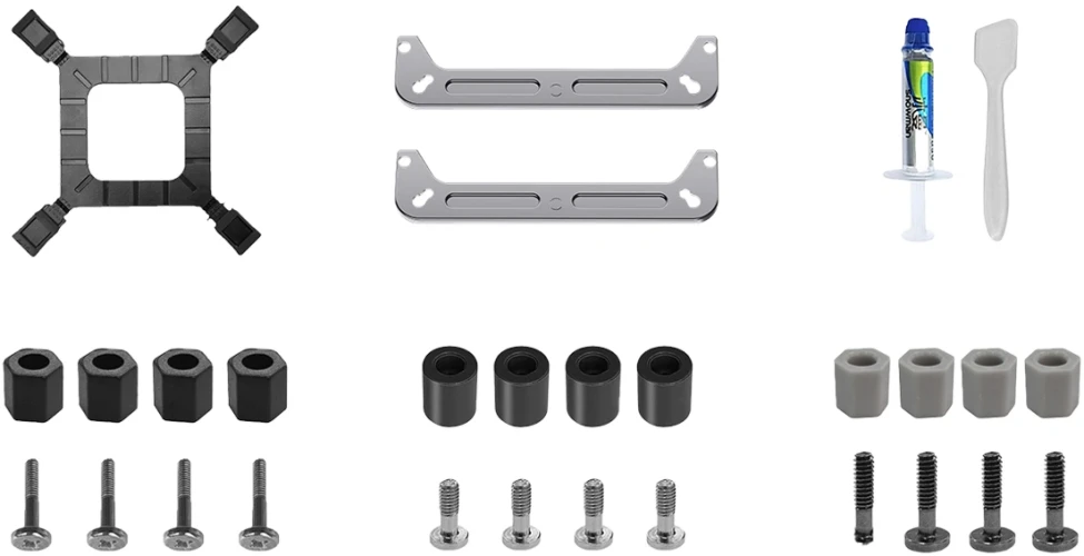 Устройство охлаждения(кулер) Bloody AC-13 Soc-AM5/AM4/1200/1700/1851 черный 4-pin 14-26dB Al+Cu 250W 651gr Ret (AC-13-250-BK)
