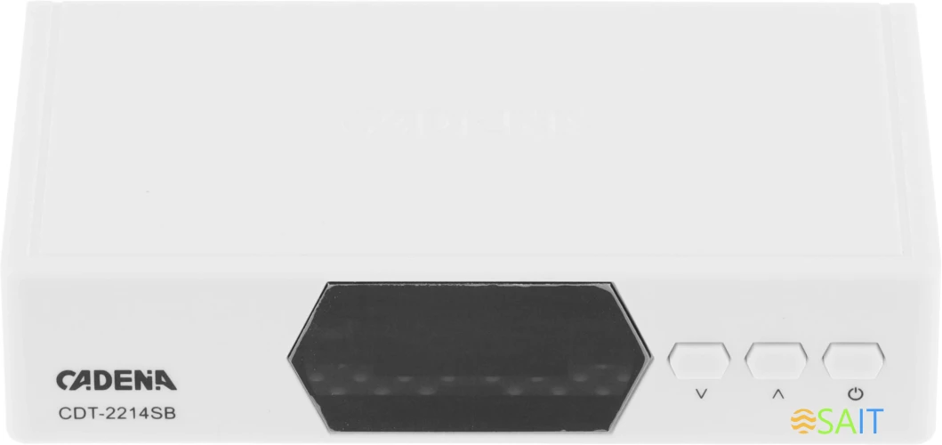 Ресивер DVB-T2 Cadena CDT-2214SB белый