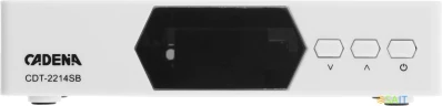 Ресивер DVB-T2 Cadena CDT-2214SB белый