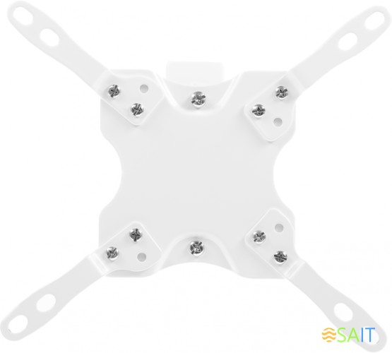 Кронштейн для телевизора Ultramounts UM866W белый 13"-42" макс.20кг настенный поворот и наклон