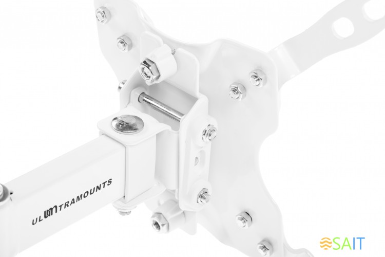 Кронштейн для телевизора Ultramounts UM866W белый 13"-42" макс.20кг настенный поворот и наклон