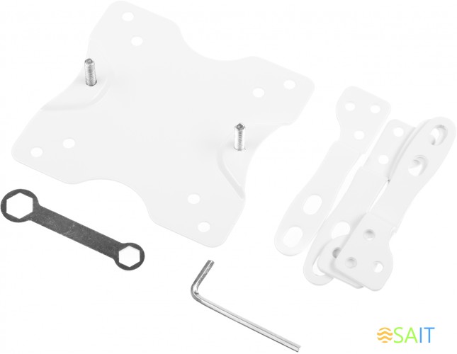 Кронштейн для телевизора Ultramounts UM866W белый 13"-42" макс.20кг настенный поворот и наклон