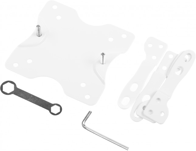 Кронштейн для телевизора Ultramounts UM866W белый 13"-42" макс.20кг настенный поворот и наклон