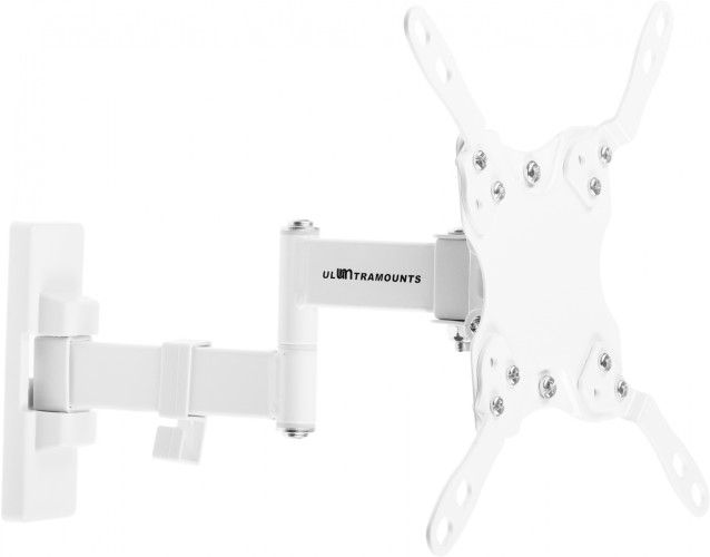 Кронштейн для телевизора Ultramounts UM866W белый 13"-42" макс.20кг настенный поворот и наклон