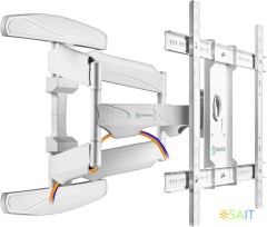 Кронштейн для телевизора Onkron M6L белый 40"-75" макс.45кг настенный поворот и наклон