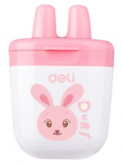 Точилка для карандашей ручная Deli ER01300 1 отверстие пластик ассорти дисплей