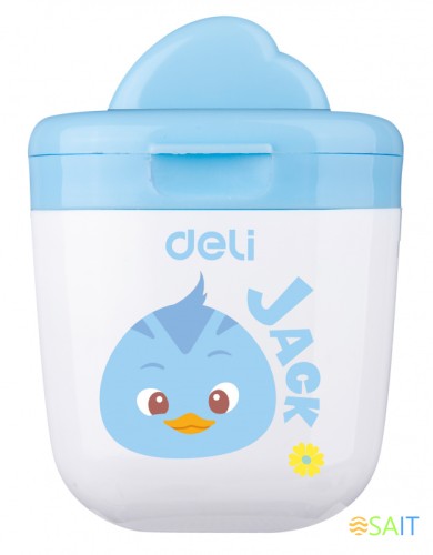 Точилка для карандашей ручная Deli ER01300 1 отверстие пластик ассорти дисплей