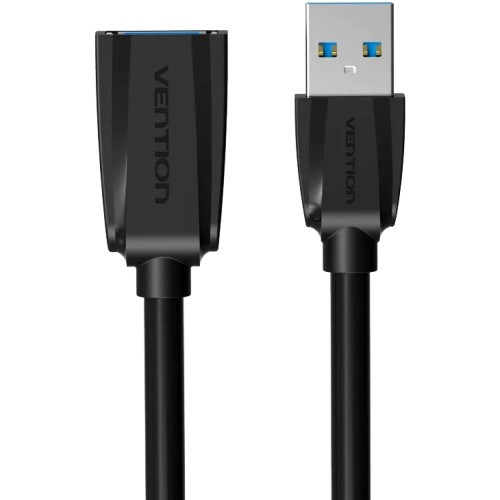 Кабель-удлинитель Vention USB 3.0 AM/AF - 1.5м Black Edition Кабель-удлинитель Vention USB 3.0 AM/AF - 1.5 м (VAS-A45-B150)