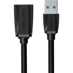 Кабель-удлинитель Vention USB 3.0 AM/AF - 1.5м Black Edition Кабель-удлинитель Vention USB 3.0 AM/AF - 1.5 м (VAS-A45-B150)