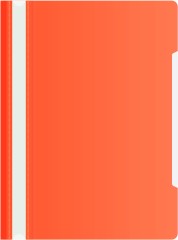 Папка-скоросшиватель Бюрократ -PS20RED A4 прозрач.верх.лист пластик красный 0.12/0.16
