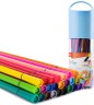 Фломастеры Deli EC156-24 ColoRun 24цв. пластиковая туба