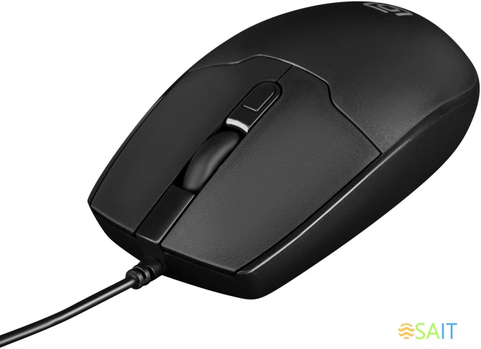 Мышь Оклик 147M черный оптическая 1600dpi PS/2 4but (1504733)