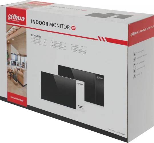 Видеодомофон Dahua DH-VTH2421FB-P черный