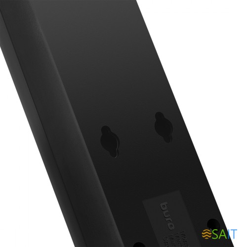 Сетевой фильтр Buro 500SH-1.8-UPS-B 1.8м (5 розеток) черный (коробка)