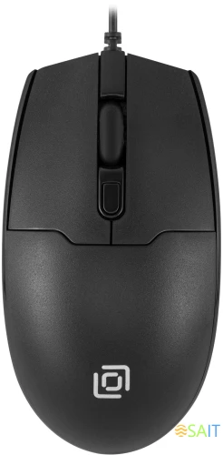 Мышь Оклик 147M V2 USB черный оптическая 2000dpi USB для ноутбука 4but (1580834)