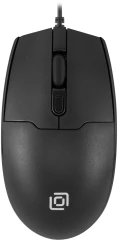 Мышь Оклик 147M V2 USB черный оптическая 2000dpi USB для ноутбука 4but (1580834)