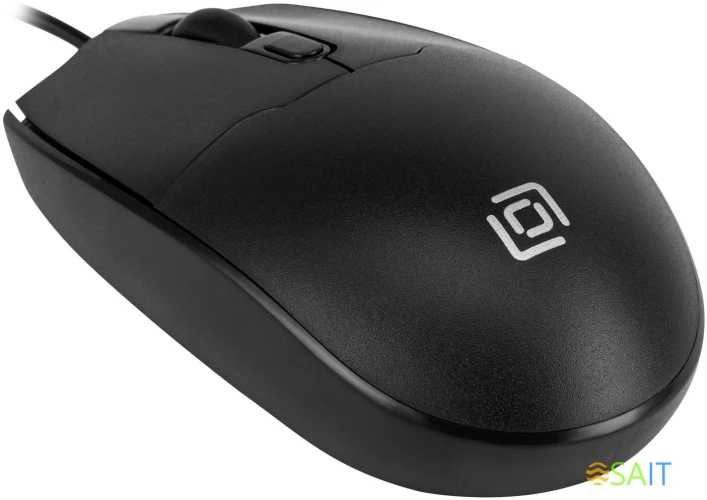 Мышь Оклик 147M V2 USB черный оптическая 2000dpi USB для ноутбука 4but (1580834)