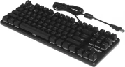 Клавиатура Defender GK-412 механическая черный USB for gamer LED (45410) кабель 1.8м