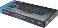 Клавиатура Defender GK-412 механическая черный USB for gamer LED (45410) кабель 1.8м