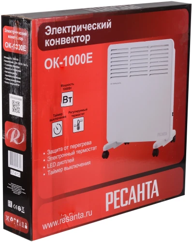 Конвектор Ресанта ОК-1000Е 1000Вт белый