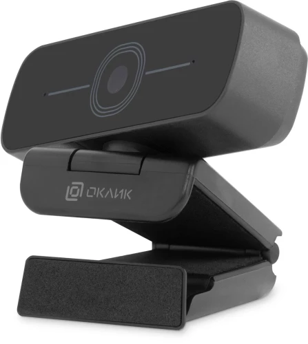 Камера Web Оклик OK-C001FH черный 2Mpix (1920x1080) USB2.0 с микрофоном