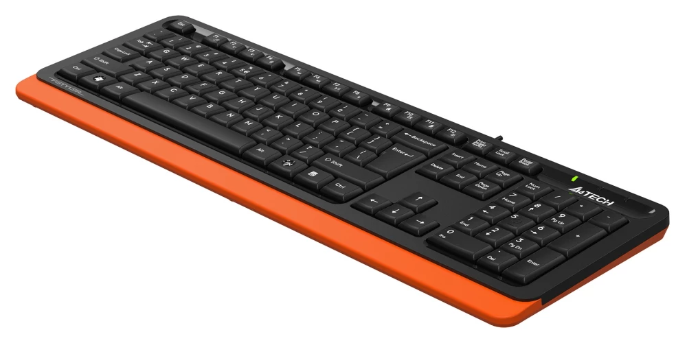 Клавиатура A4Tech Fstyler FKS10 черный/оранжевый USB (FKS10 ORANGE)