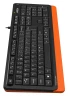 Клавиатура A4Tech Fstyler FKS10 черный/оранжевый USB (FKS10 ORANGE)