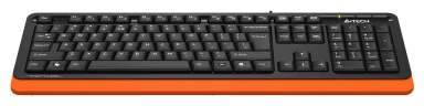 Клавиатура A4Tech Fstyler FKS10 черный/оранжевый USB (FKS10 ORANGE)