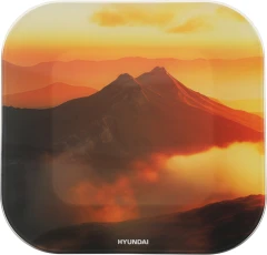 Весы напольные электронные Hyundai H-BS03981 макс.180кг оранжевый