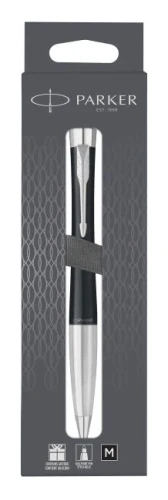 Ручка шариков. Parker Urban Core (2150858) Muted Black CT M черн. черн. подар.кор.европод.