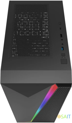 Корпус Bloody BD-CC106 черный без БП ATX 8x120mm 1xUSB2.0 1xUSB3.0 audio bott PSU