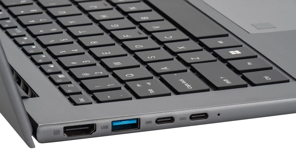 Ноутбук IRU Planio 14INP N-series N100 8Gb SSD256Gb Intel UHD Graphics 14" IPS FHD (1920x1080) Windows 11 Pro Multi Language 64 grey WiFi BT Cam 5000mAh (2023712)