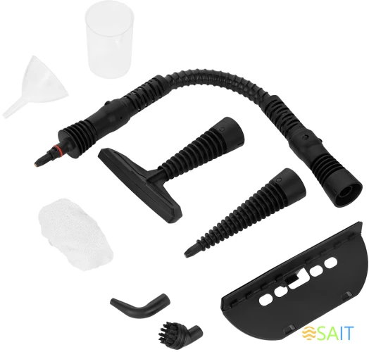 Пароочиститель ручной Kitfort КТ-9138-3 1050Вт черный/желтый