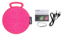 Колонка порт. Hyundai H-PAC150 красный 3W 1.0 BT 10м 300mAh