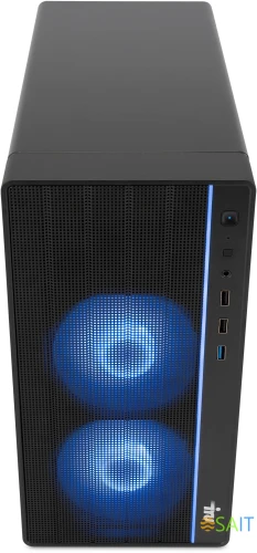 ПК IRU Game 510H6SEA MT i3 13100F (3.4) 16Gb SSD512Gb RTX3050 6Gb FreeDOS GbitEth 500W черный (RUS) (2074666)