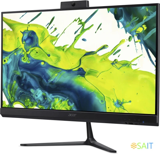 Моноблок Acer Aspire C24-2G 23.8" Full HD Ryzen 5 7430U (2.3) 16Gb SSD512Gb RGr CR Windows 11 GbitEth WiFi BT 65W клавиатура мышь Cam черный 1920x1080