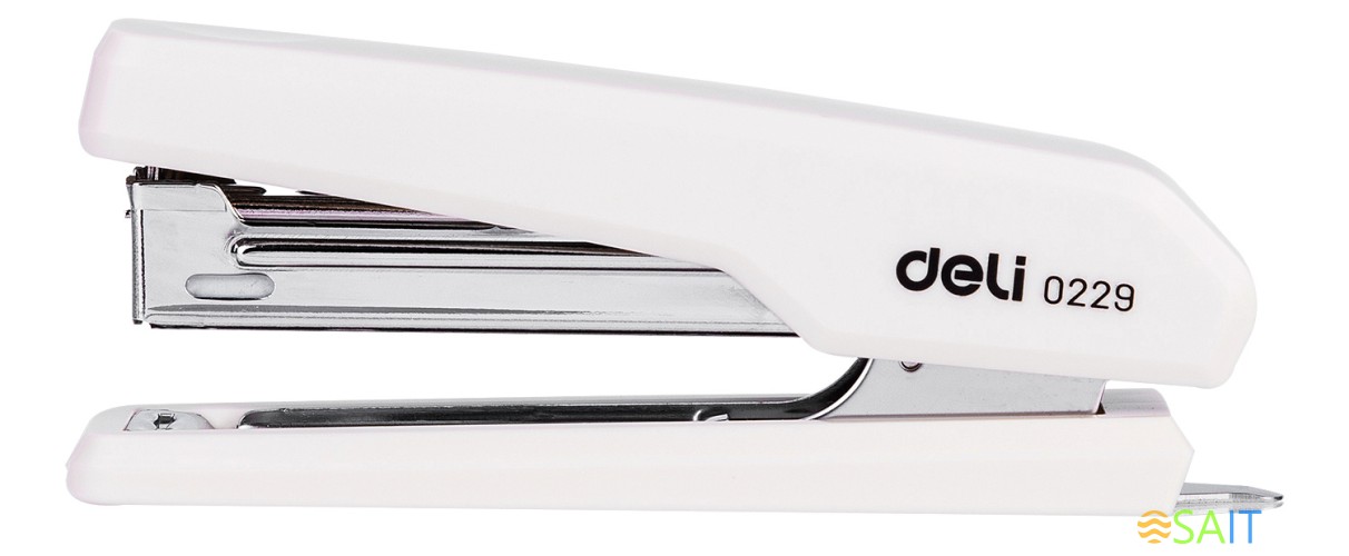 Комплект степлер+скобы Deli E0229A N10 (15листов) ассорти 50скоб блистер