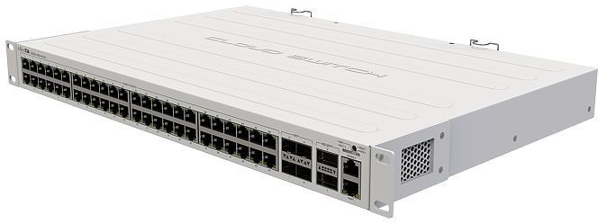 Коммутатор MikroTik CRS354-48G-4S+2Q+RM (L3) 1x100Мбит/с 48x1Гбит/с 4SFP+ 2xQSFP+ управляемый