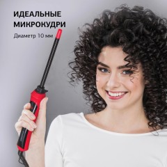 Щипцы Starwind SHE6610 30Вт розовый/черный макс.темп.:180С покрытие:керамическое