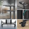 Мобильная стойка ONKRON на 1 ТВ ONKRON TS1881 Black