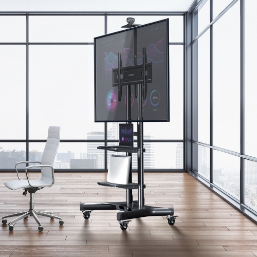 Мобильная стойка ONKRON на 1 ТВ ONKRON TS1881 Black
