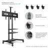 Мобильная стойка ONKRON на 1 ТВ ONKRON TS1881 Black