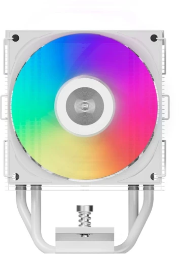 Устройство охлаждения(кулер) PcCooler R400 ARGB Soc-AM5/AM4/1200/1700/1851 белый 4-pin 18-30dB Al+Cu 180W Ret (R400-WHAWYX-US)