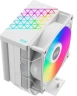 Устройство охлаждения(кулер) PcCooler R400 ARGB Soc-AM5/AM4/1200/1700/1851 белый 4-pin 18-30dB Al+Cu 180W Ret (R400-WHAWYX-US)