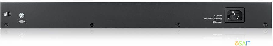 Коммутатор Zyxel GS190048HPV2-EU0101F (L2) 48x1Гбит/с 2SFP 24PoE+ 170W управляемый