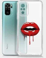 Чехол (клип-кейс) BoraSCO для Xiaomi Redmi Note 10/10S ArtWorks прозрачный/рисунок (51606)