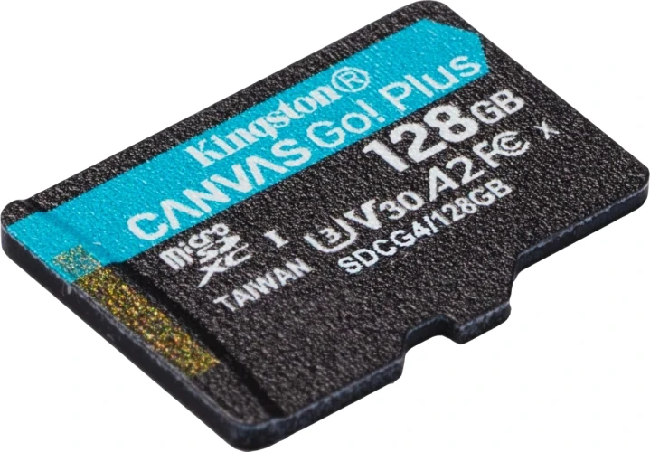 Флеш карта microSDXC 128GB Kingston SDCG4/128GBSP Canvas Go! Plus V30 A2 w/o adapter