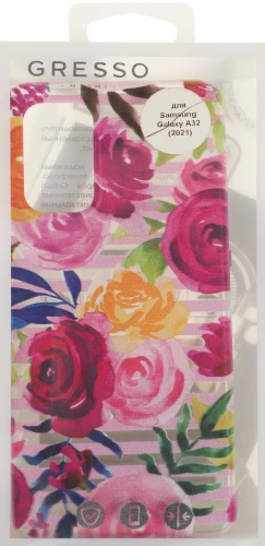 Чехол (клип-кейс) Gresso для Samsung Galaxy A32 Air прозрачный/рисунок (GR17AAAE9302)