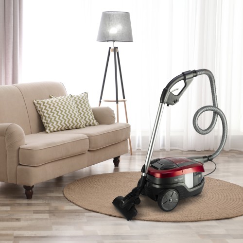 Пылесос моющий Vitek VT-1830 1800Вт красный/черный