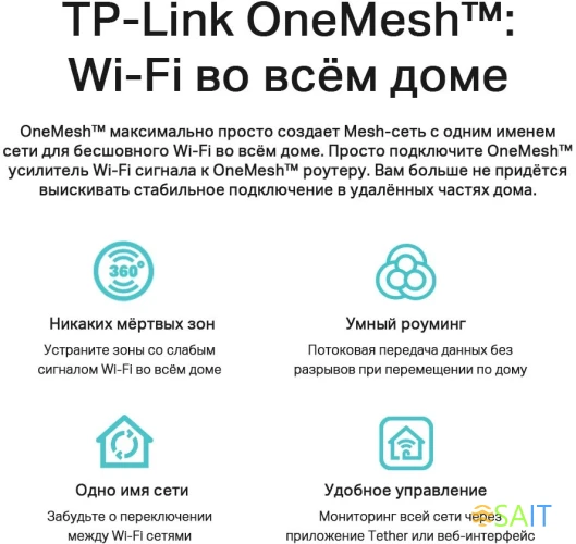 Роутер беспроводной TP-Link Archer C80 AC1900 10/100/1000BASE-TX черный